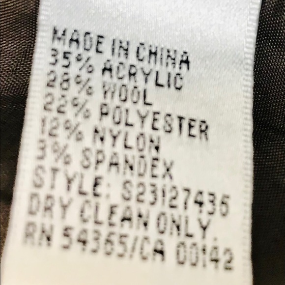 SOLD - Wool blend plus size jacket - Picture 7 of 7